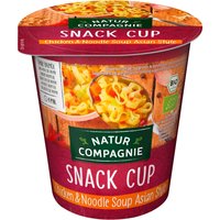 Natur Compagnie Bio-Hühnersuppe mit Nudeln 'Snack Cup' Asian Style', 55 g