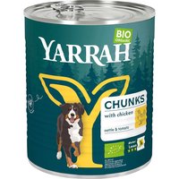 YARRAH Bio-Nassfutter in Soße für ausgewachsene Hunde, Huhn, 820 g