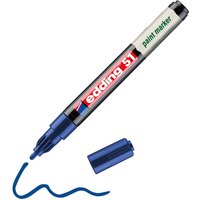 edding Lackmarker 51 wasserbasiert, blau – Ansicht 1
