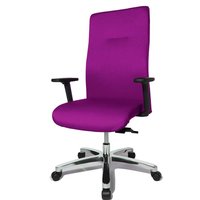 Topstar Bürodrehstuhl "Big Star" mit Armlehnen violett – Ansicht 1