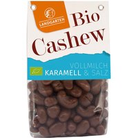 Landgarten Bio Cashews in Vollmilch-Schokolade mit Salz-Karamell, 170 g