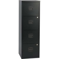 Bisley Home Container 4 HR Schübe schwarz – Ansicht 1