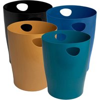 8 Exacompta Papierkörbe Ecobin "NeoDeco", 15 l, sortiert