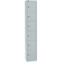 6 Fächerschrank lichtgrau 30