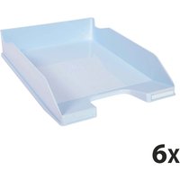 6 Exacompta Briefablagen Combo Midi "Aquarel", DIN A4+, 500 Blatt, pastellblau – Ansicht 1