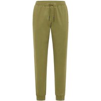 tranquillo Bio-Damen-Twill-Jogginghose mit Tunnelzug, pesto, Gr. 36