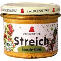Zwergenwiese Bio-Brotaufstrich "Tomate und Olive", vegan, 180 g