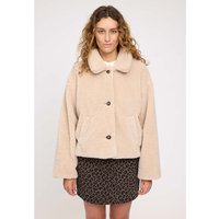 MAZINE Damen-Winterjacke 'Faux-Fur' mit Knöpfen, natural, Gr. XS