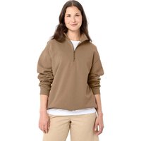 VAUDE Bio-Damen-Half-Zip-Pullover "Redmont" weit geschnitten, oat, Gr. 40 – Ansicht 1