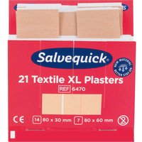 Salvequick Pflaster-Abschnitte "REF 6470" 21 Stk., elastisch 8 x 3,2/4,8 cm – Ansicht 1