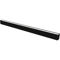 REV LED-Aufbauleuchte mit Diffusor, 120 cm, 3.520 lm, Aluminium, schwarz