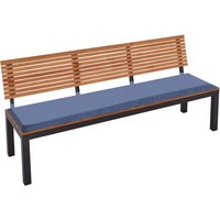 Auflage für Gartenbank 'Berrissimo' 146 cm, Bezug aus Polyester, blau