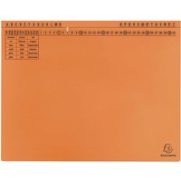 25 Exacompta Hängehefter "Exaflex Standard", 320 g/m², mit 1 Abheftvorrichtung, orange