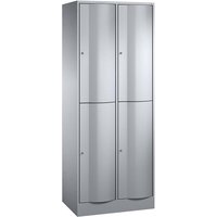 Schließfachschrank 2 Türme lg/lg 2er – Ansicht 1