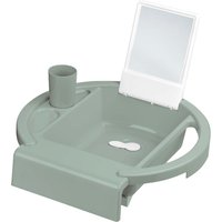 rotho Kinderwaschbecken "AVA" aus Recyclingkunststoff, sage green – Ansicht 1