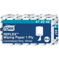 Tork Reflex Mehrzweck-Papierwischtücher M4, 6 x 895 Blatt, 1-lagig, weiß