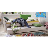 Bett "Tobykids" 140x200 cm, Höhe 59 cm, Kiefer weiß – Ansicht 1