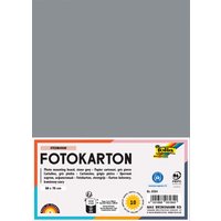 folia Fotokarton, 300 g/m², 50 x 70 cm, 10 Bogen, steingrau – Ansicht 1