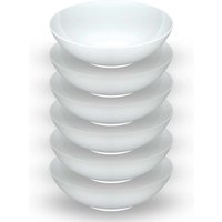Mäser Schüsselset 6-tlg. "Saturno Coupe" Porzellan, weiß – Ansicht 1