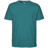 Neutral Bio-Unisex-T-Shirt mit Rundhalsausschnitt, teal, Gr. M – Ansicht 1