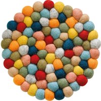cilio Filz-Topfuntersetzer 'Lara Colore' aus Schafwolle, rund, ø 21 cm