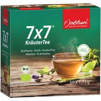 P. Jentschura Bio-Kräutertee "7x7" mit 49 Kräutern für die Säure-Basen-Balance, 50 Beutel