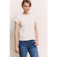 tranquillo Damen-T-Shirt "Manaa" aus Tencel, white, Gr. S – Ansicht 1