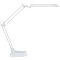 LED Schreibtischleuchte "MAULatlantic", weiß, Tischfuß