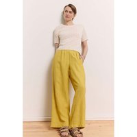 tranquillo Damen-Hose 'Rooxy' aus Leinen mit Seitentaschen, mango mint, Gr. 38 – Ansicht 1