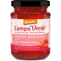 Campo Verde Bio-Fruchtaufstrich Erdbeer-Rhabarber, 200 g