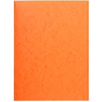 25 Exacompta Sammelmappen, Colorspan-Karton, 390 g/m², DIN A4, 3 Klappen, orange – Ansicht 1