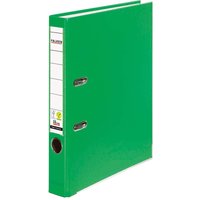 25 Falken Ordner "Vegan", mit Einsteckschild, 240 g/m², DIN A4, RB 50 mm, hellgrün