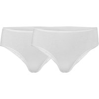 Living Crafts 2er-Pack Bio-Damen-Slip 'TARISSA' mit Spitze, offwhite, Gr. XS – Ansicht 1