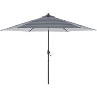 doppler Sonnenschirm "myZone Auto Tilt" Ø 305 cm, HV, Blockstreifen anthrazit – Ansicht 1