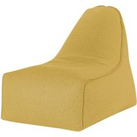 Sitzsack "Boogie", mit Griff, 100 x 70 x 80 cm, senf – Ansicht 1