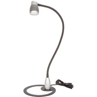 Bauer & Böcker LED-Tischleuchte "Satellite" asphalt/silver