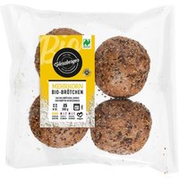 Herzberger Bio-Mehrkornbrötchen zum Aufbacken, 4er-Pack