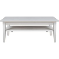 Couchtisch "Solvita" B 116 x T 70 x H 45 cm, Kiefer weiß, B-Ware, Zustand wie neu