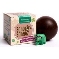 SchokoSchatz Schokoladen-Überraschung "Glücksbringer" für Lieblingsmenschen, Zartbitter