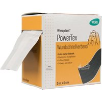 WERO Wundschnellverband 'Weroplast PowerTex', elastisch 5 m x 6 cm