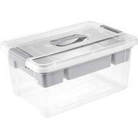 keeeper Organizer-Box "Henri" mit Tragegriff, 29 x 41 x 20 cm, 16 l, nordic grey – Ansicht 1