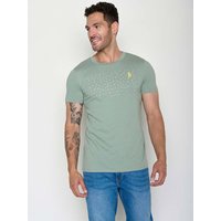 GREENBOMB Bio-Herren-T-Shirt "Lifestyle Boulderer" mit Rundhalsausschnitt, soft sage, Gr.L – Ansicht 1