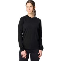 VAUDE Damen-Langarmshirt "Essential Wool" mit Rundhalsausschnitt, black, Gr. 40 – Ansicht 1