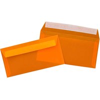 100 DL-Hüllen transparent orange – Ansicht 1