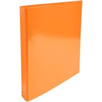 10 Exacompta Ringbücher "Iderama" aus kaschiertem Karton, DIN A4, 4 Ringe, orange