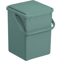 rotho Komposteimer "BIO" aus Recyclingkunststoff, 9 l, misteltoe green