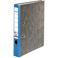 25 Falken Ordner "Recycling", Wolkenmarmor, 250 g/m², DIN A4, RB 50 mm, blau