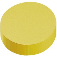 250 Blatt Moderationspapier Kreise 14cm gelb
