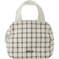 MELA Bio-Organizer-Tasche 'SHAILA' 1,5 l, greige/green grid print – Ansicht 1