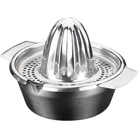 Metaltex Zitruspresse aus Edelstahl